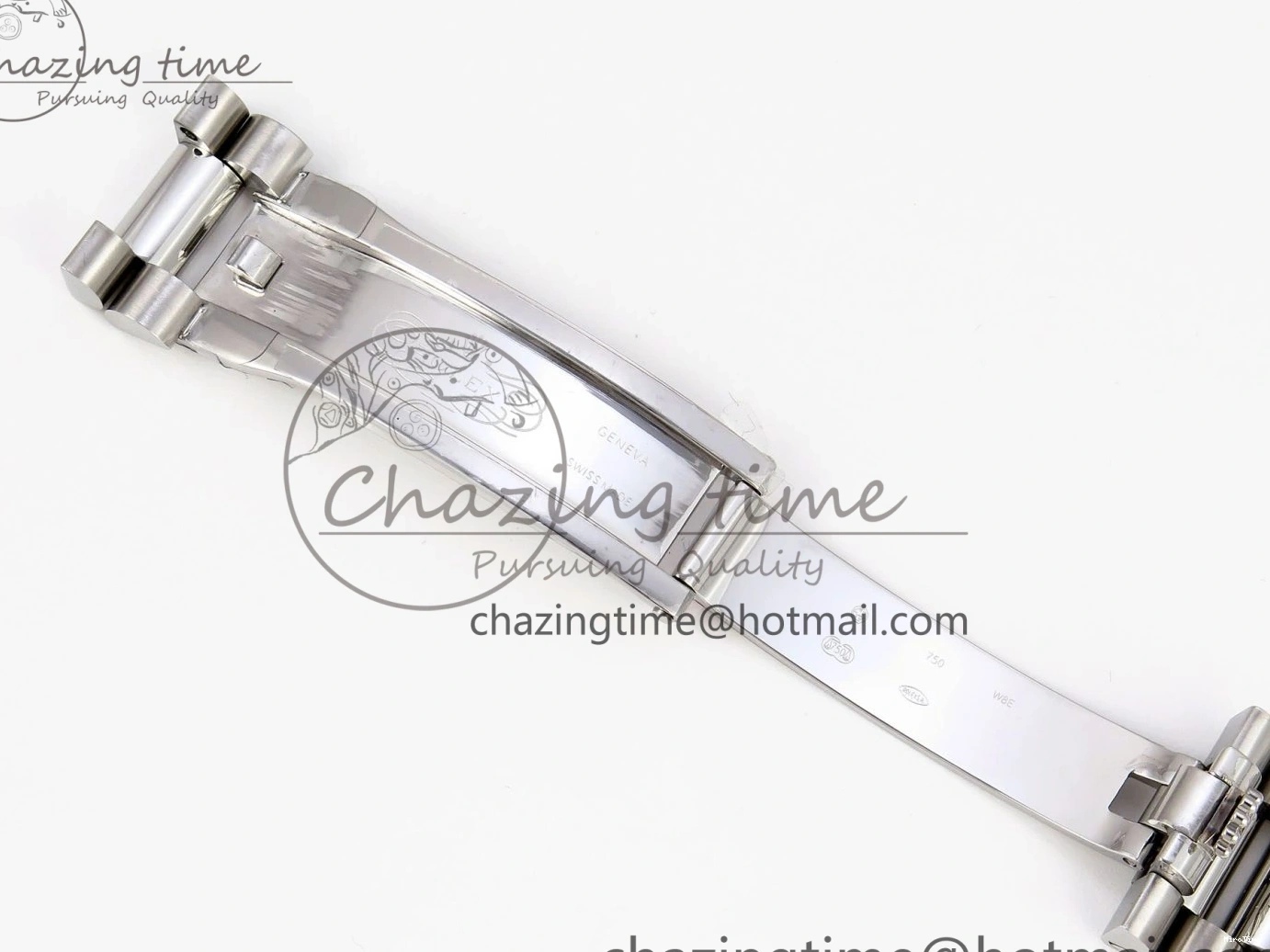 MiroTime 0426 QuickDry DayDate 40 SS GSF Gain Weight Blue Roman Dial Diamonds Bezel on President Bracelet A 1917